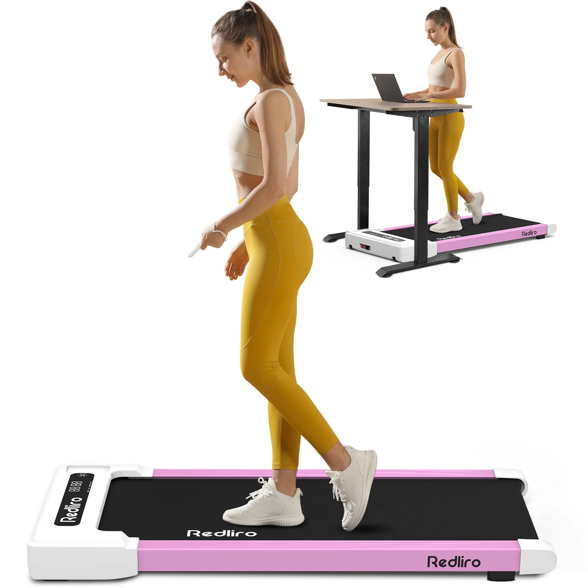 White Walking Pad Treadmill P514