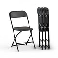 White 4 Pack Foldable Plastic Chair A200