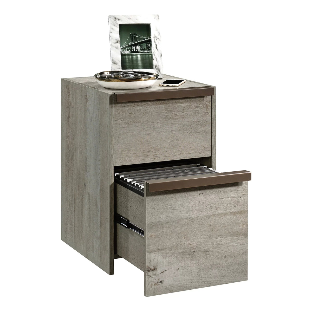 Mystic Oak 2-Drawer Mobile File Cabinet C482803