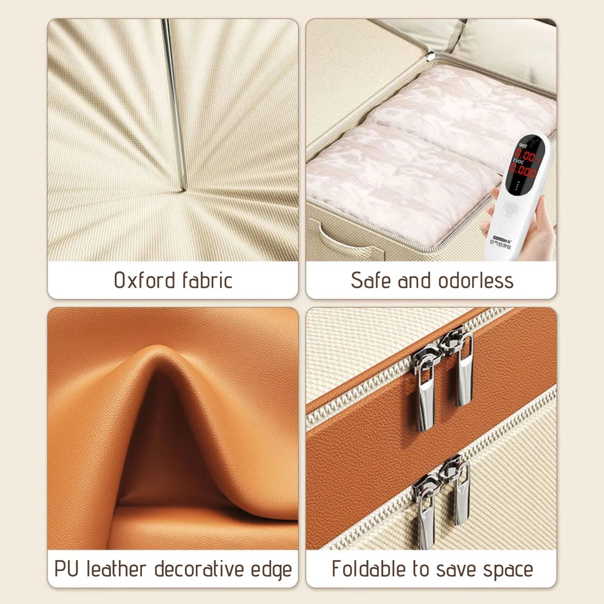 Oxford Zipper Clothes Storage Bag W22177