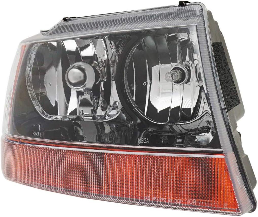 Jeep Grand Cherokee Headlight Assembly 1999-2004 Pair Driver and Passenger Side L127