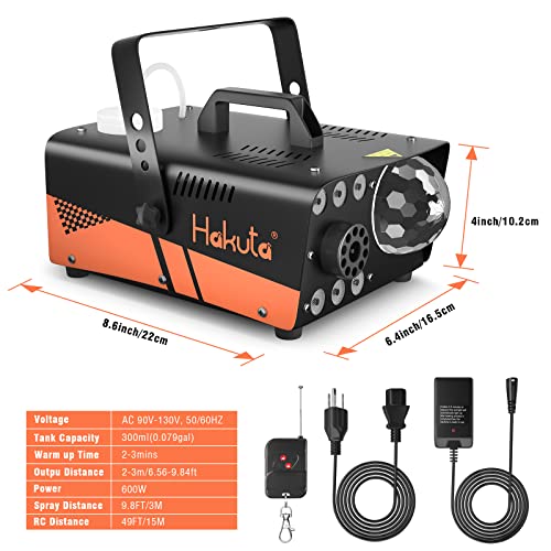 Fog Machine with Disco Ball Light and LED RGB Lights C465826