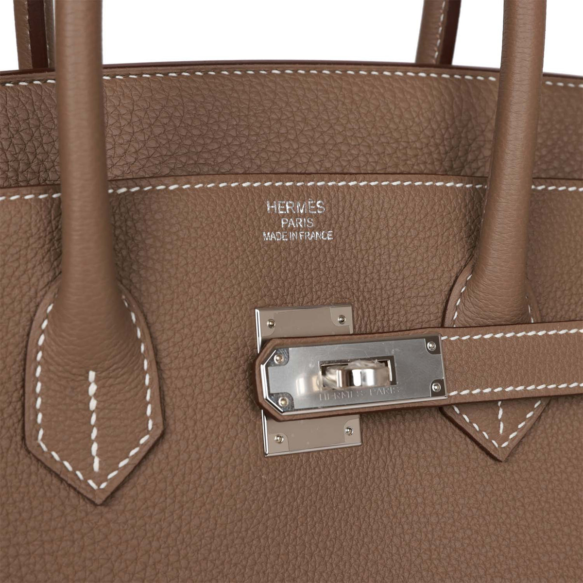 Birkin 35 Etoupe Togo Palladium Hardware M426