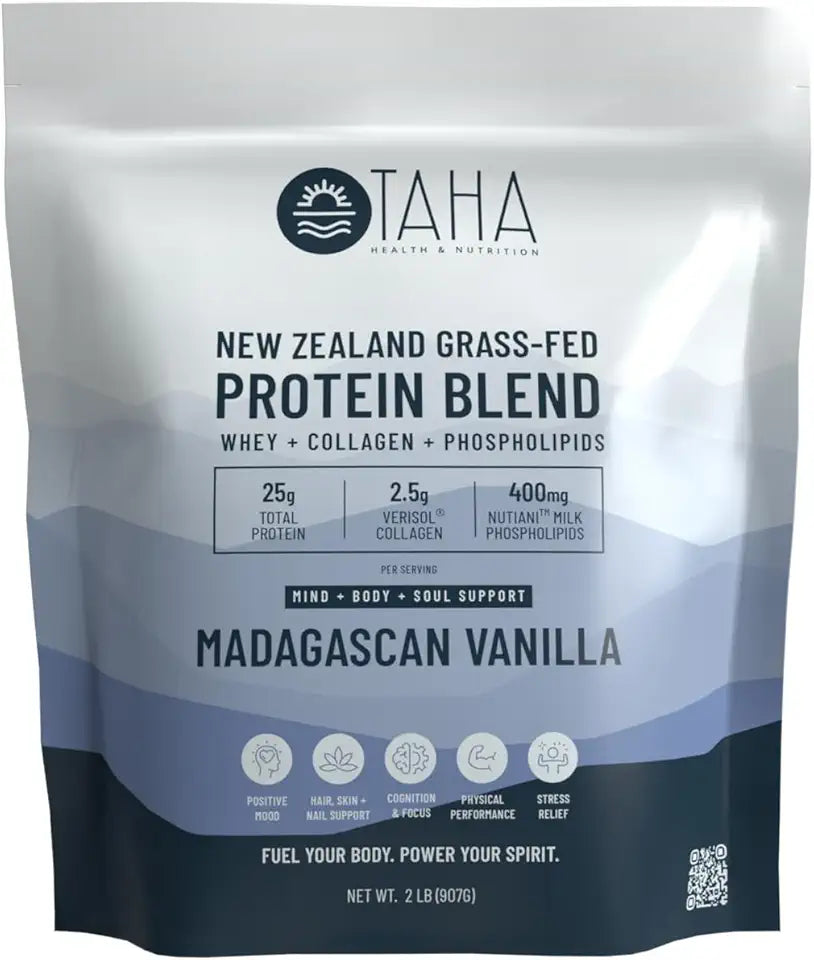 Protein Blend - Madagascan Vanilla, 25g Whey & Collagen Protein, 2LB B8123