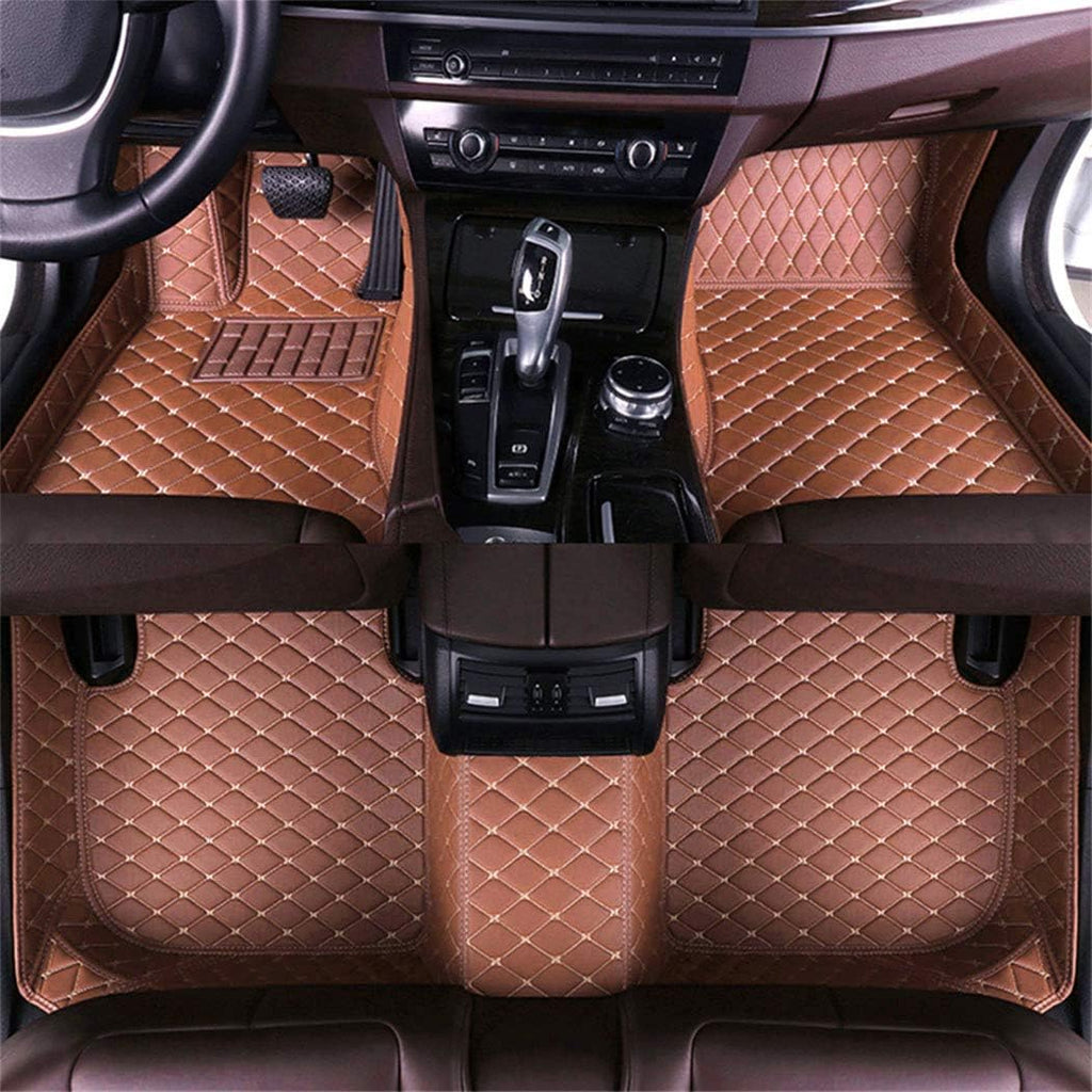 Black Red Car Floor Mats B136