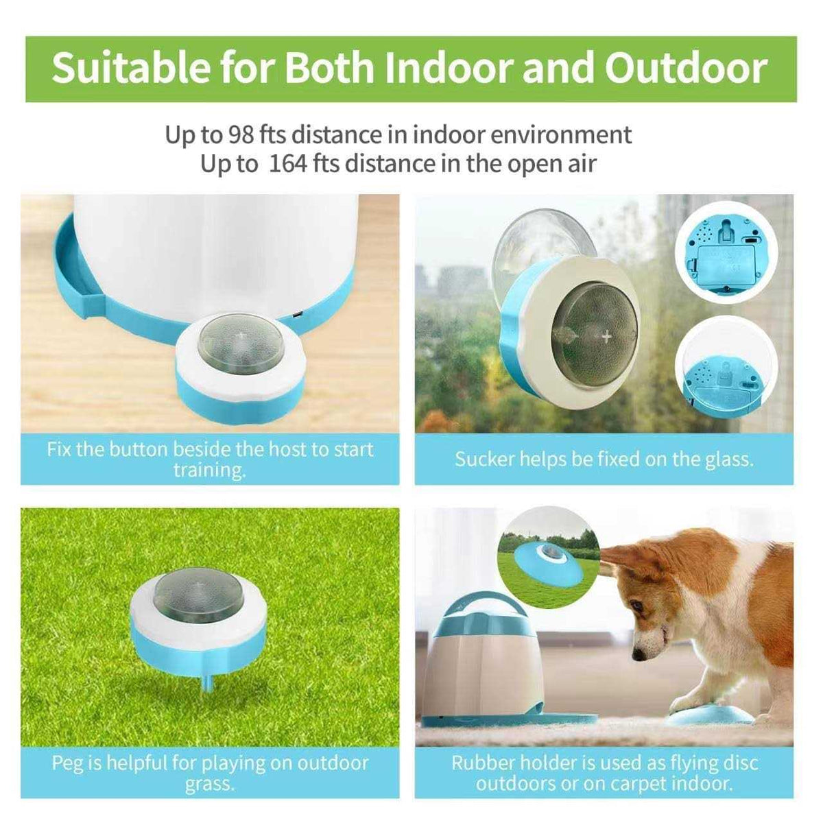 Automatic Dog Feeder Treat Dispensing P6587