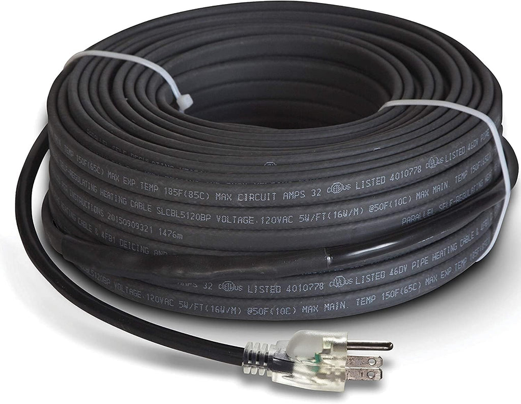 Self-Regulating Heat Cable 37 ft 120V M68024