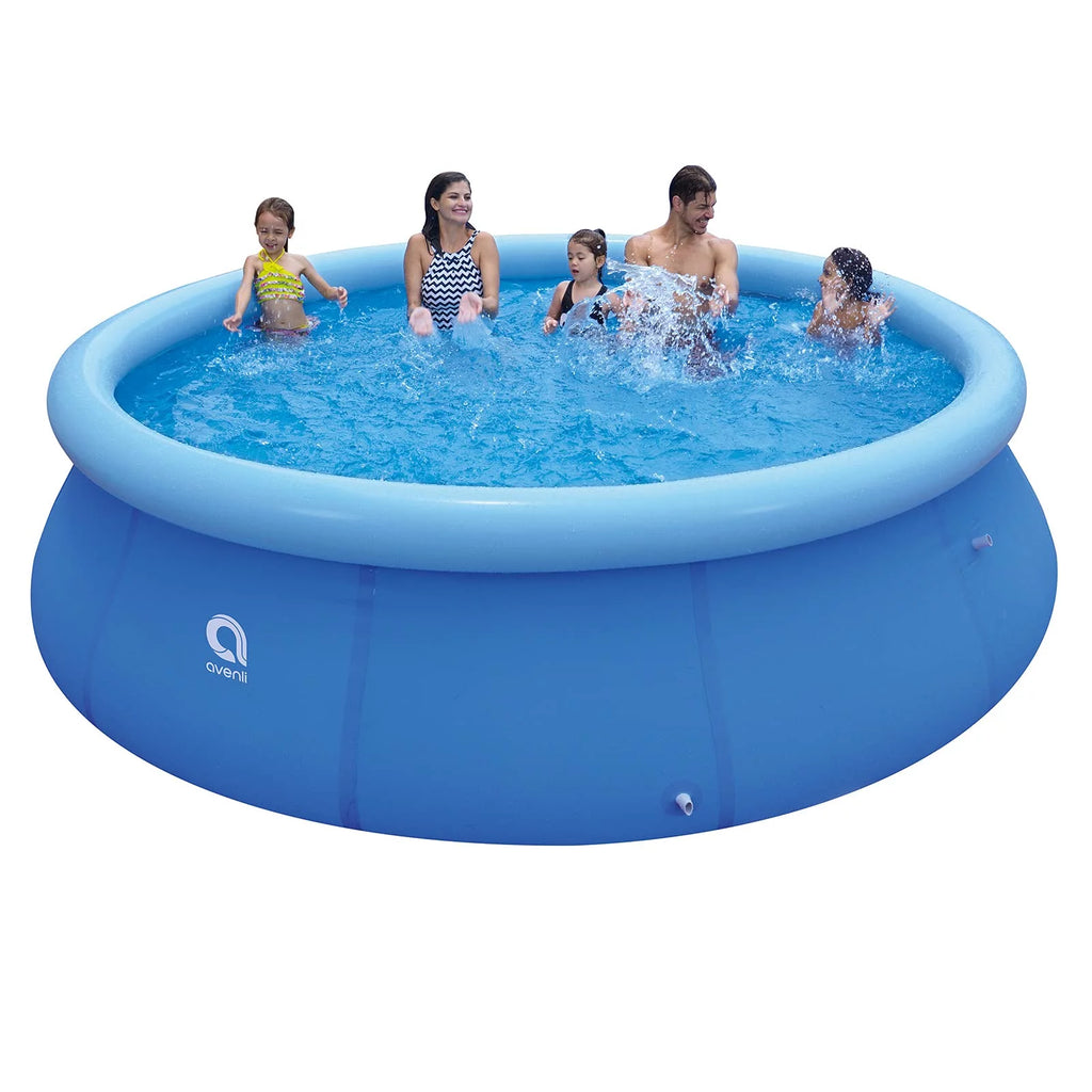 Inflatable Top Ring Round Pool Blue 10 ft x 30 in X119737