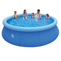 Inflatable Top Ring Round Pool Blue 10 ft x 30 in X119737