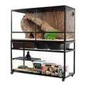 48 inch Terrarium Cabinet with Breeding Boxes F624