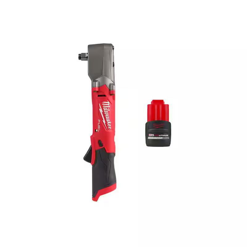12V Brushless Cordless 1/2 in. Right Angle Impact Wrench with 2.5 Ah Battery T896185