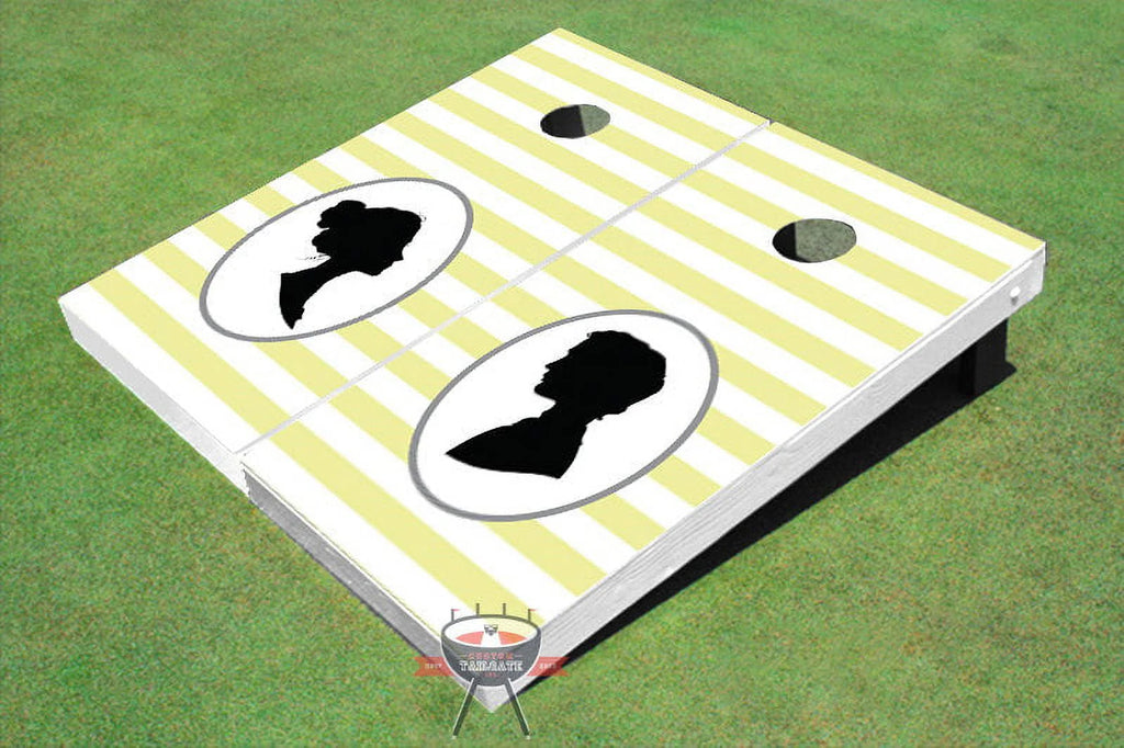 Striped Pattern Cornhole Boards C825