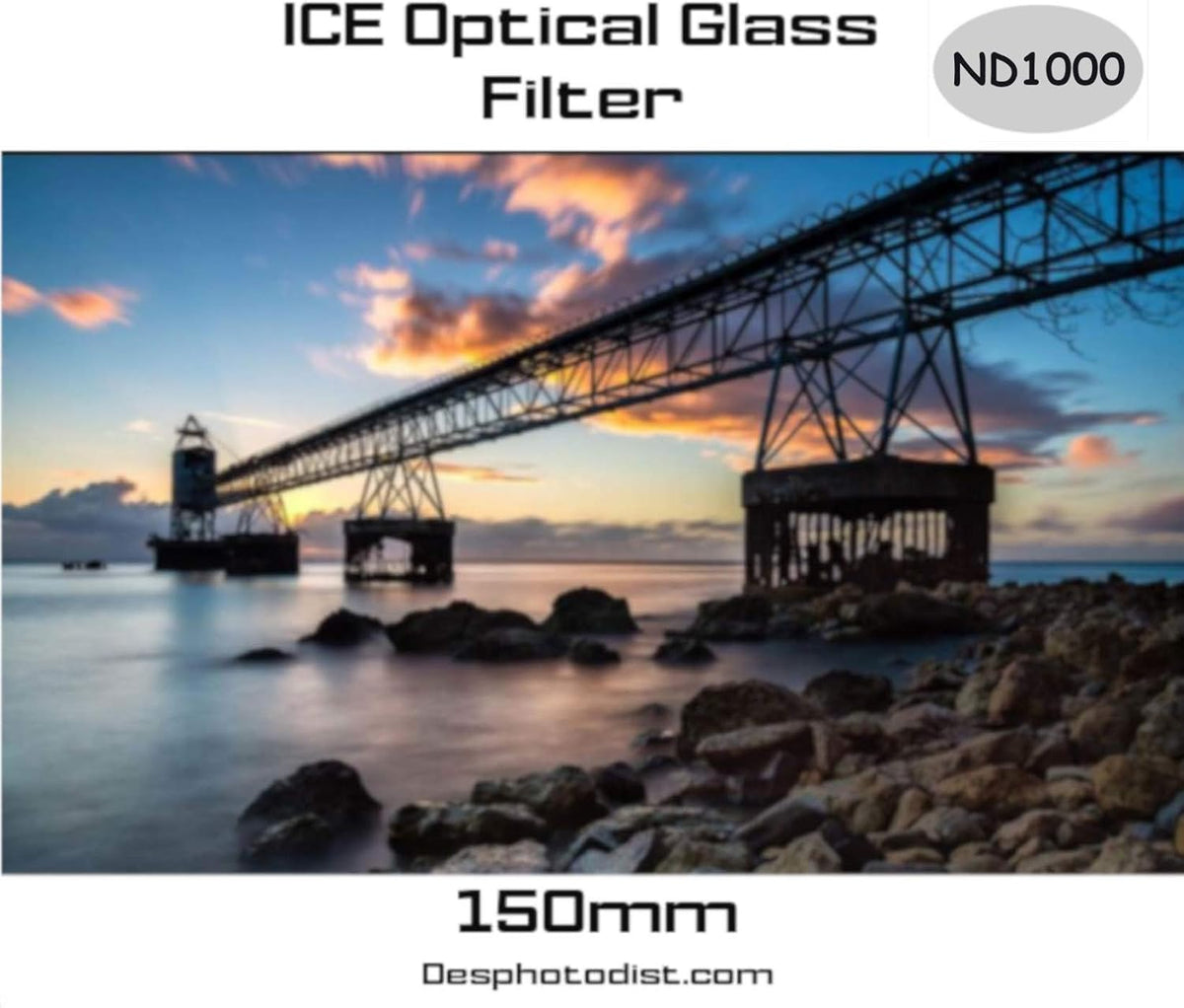 150mm ND1000 10 Stop Optical Glass Filter Pack of 2 S3338