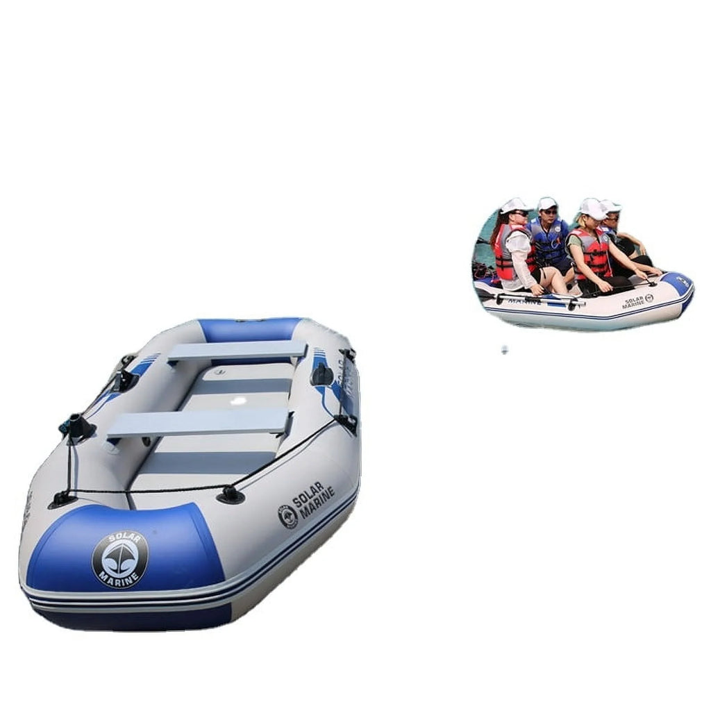 2.3m PVC Inflatable Rowing Boat with Oars and Pump O238688