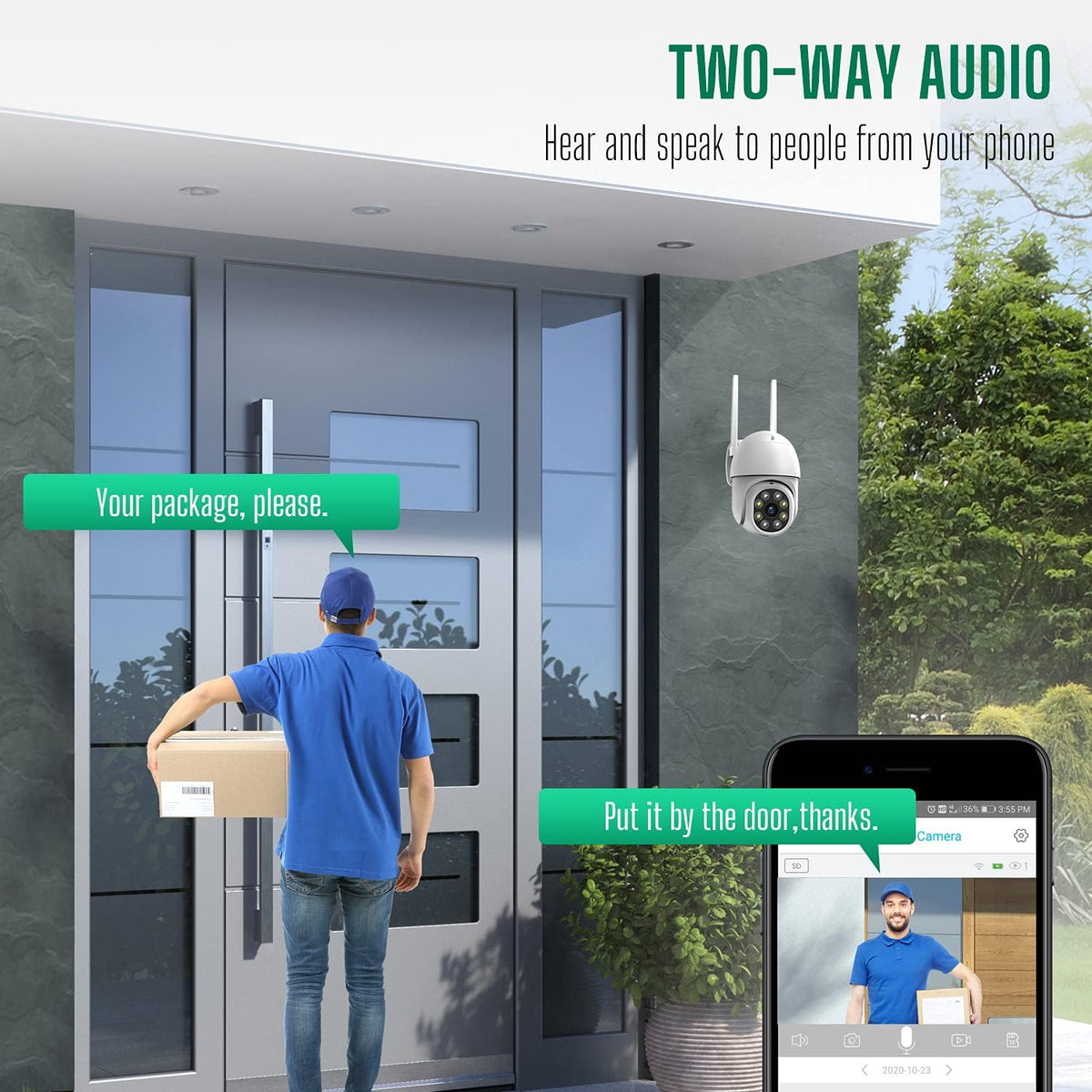 Wireless WiFi 3MP Outdoor Security Camera System with 1TB Hard Drive J5975