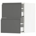 White Wall Cabinet with 2 Drawers J95748