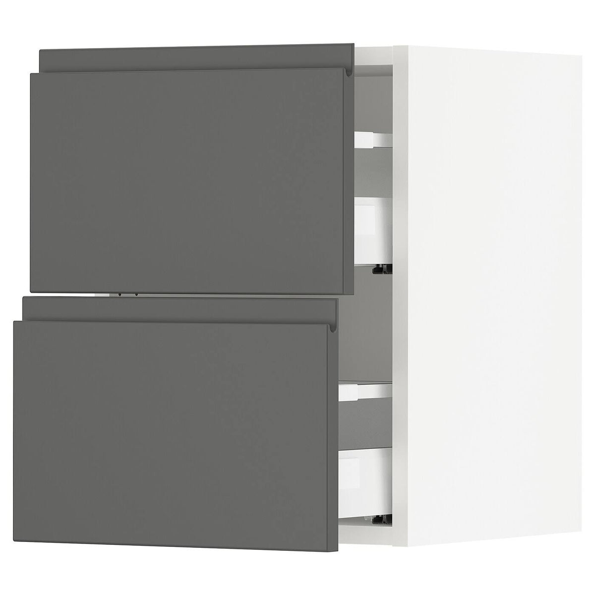 White Wall Cabinet with 2 Drawers J95748