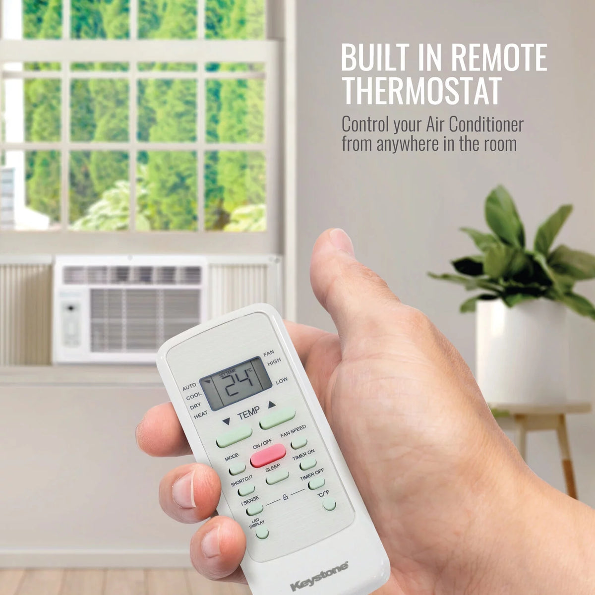 12,000 BTU 115-V Window Air Conditioner with Remote, White U30642