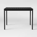 Black Square Patio Dining Table L297880