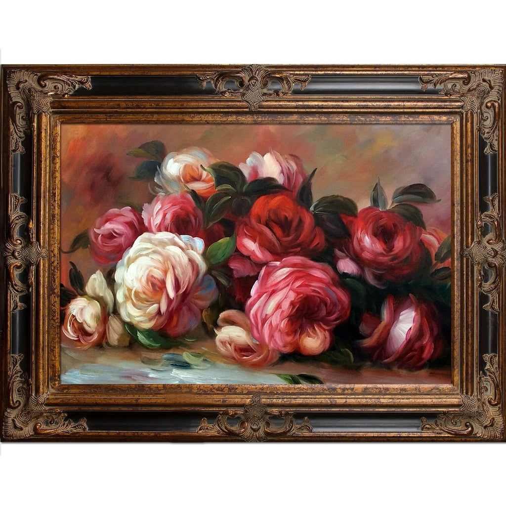 Pre-Framed Discarded Roses by Pierre-Auguste Renoir T41190