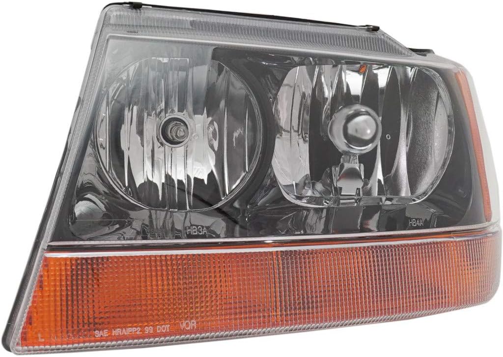 Jeep Grand Cherokee Headlight Assembly 1999-2004 Pair Driver and Passenger Side L127
