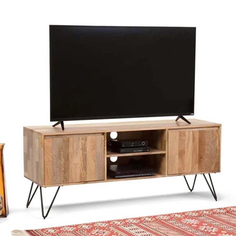Solid Wood TV Media Stand B516877