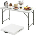 Portable 4 Foot Plastic Folding Table D537580