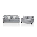 Gray 2-Piece Fabric Sofa Set A443