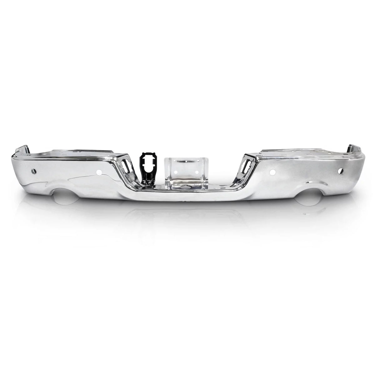 Chrome Rear Bumper Black Step with Dual Exhaust & Rear Parking Assist Sensor H260