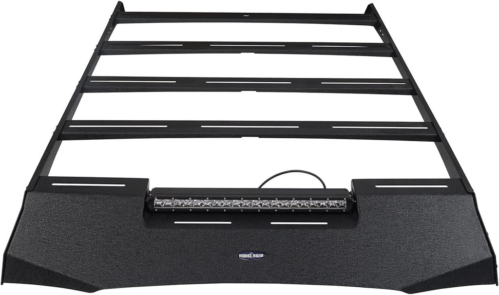 Roof Rack Basket Cargo Carrier with LED Light Bar Z1205