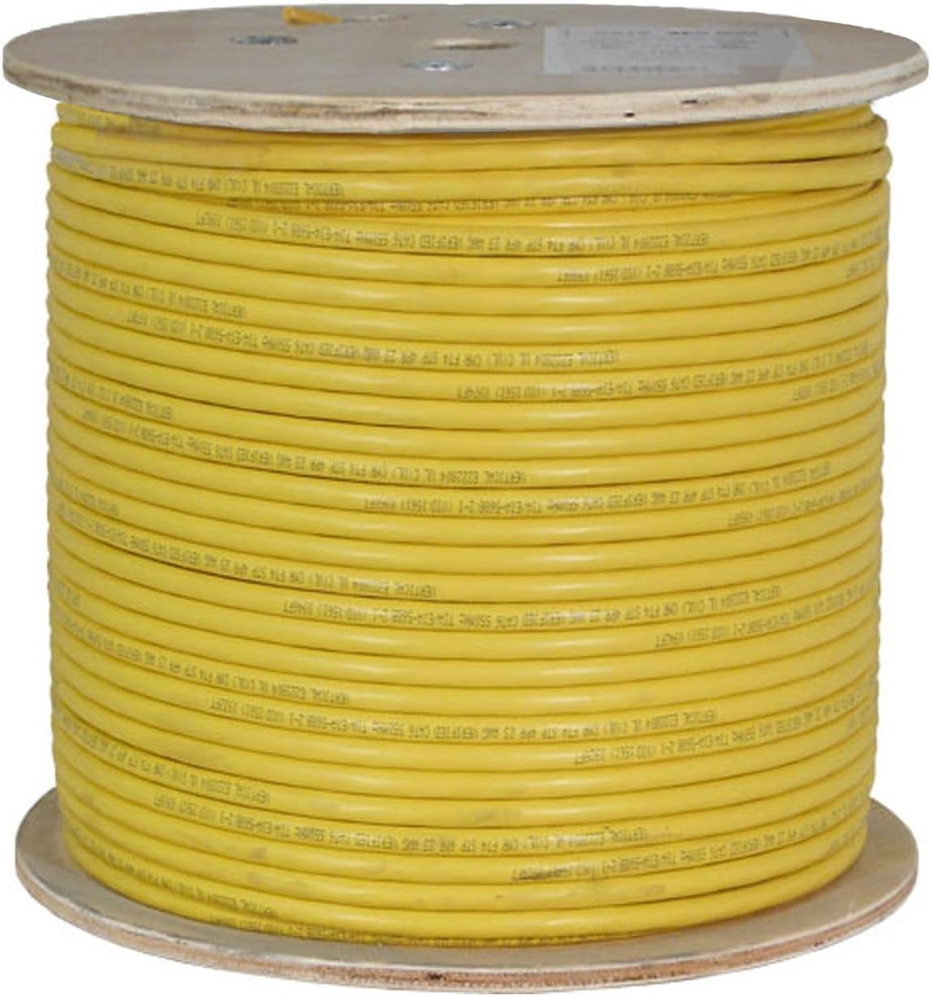 Cat6A UTP 23AWG Solid Bare Copper 1000ft Ethernet Cable, Blue M81354
