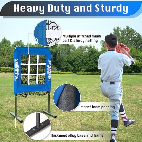 9 Hole Pitching Net with Strike Zone G370864