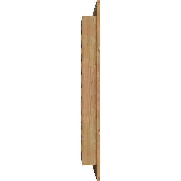Vertical Gable Vent Unfinished Functional Rough S2231