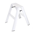 White 2-Step Folding Step Ladder A814
