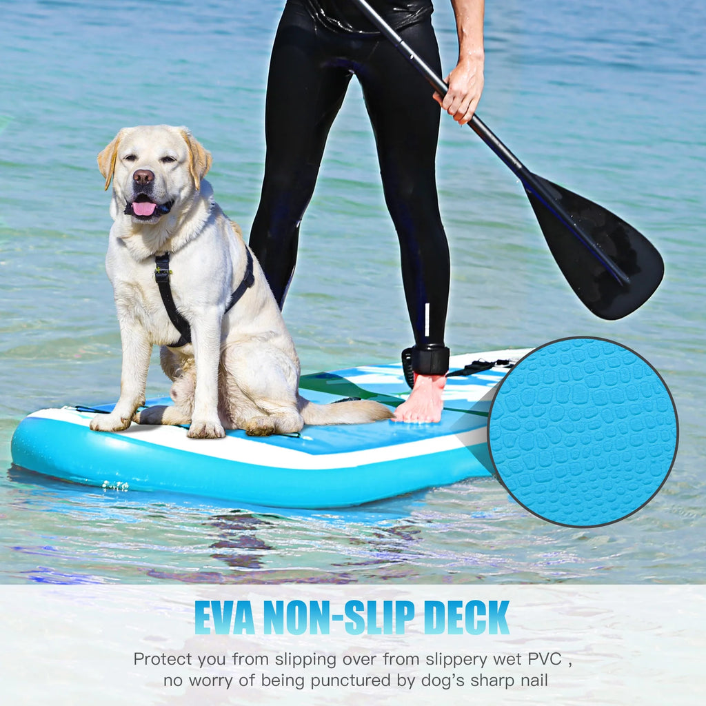 Inflatable Stand Up Paddle Board with Paddle Pump and Backpack I238871