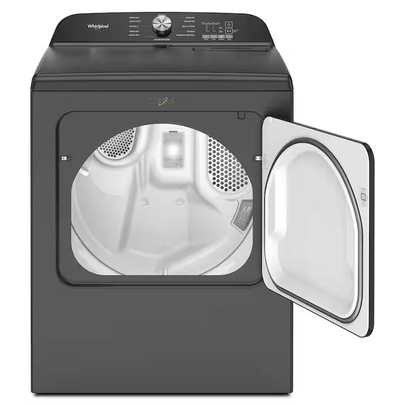 Front Load Gas Dryer in Volcano Black U2241