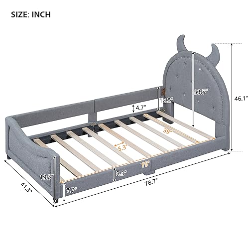Queen Size Murphy Bed with Storage Drawer and Charging Station M968729