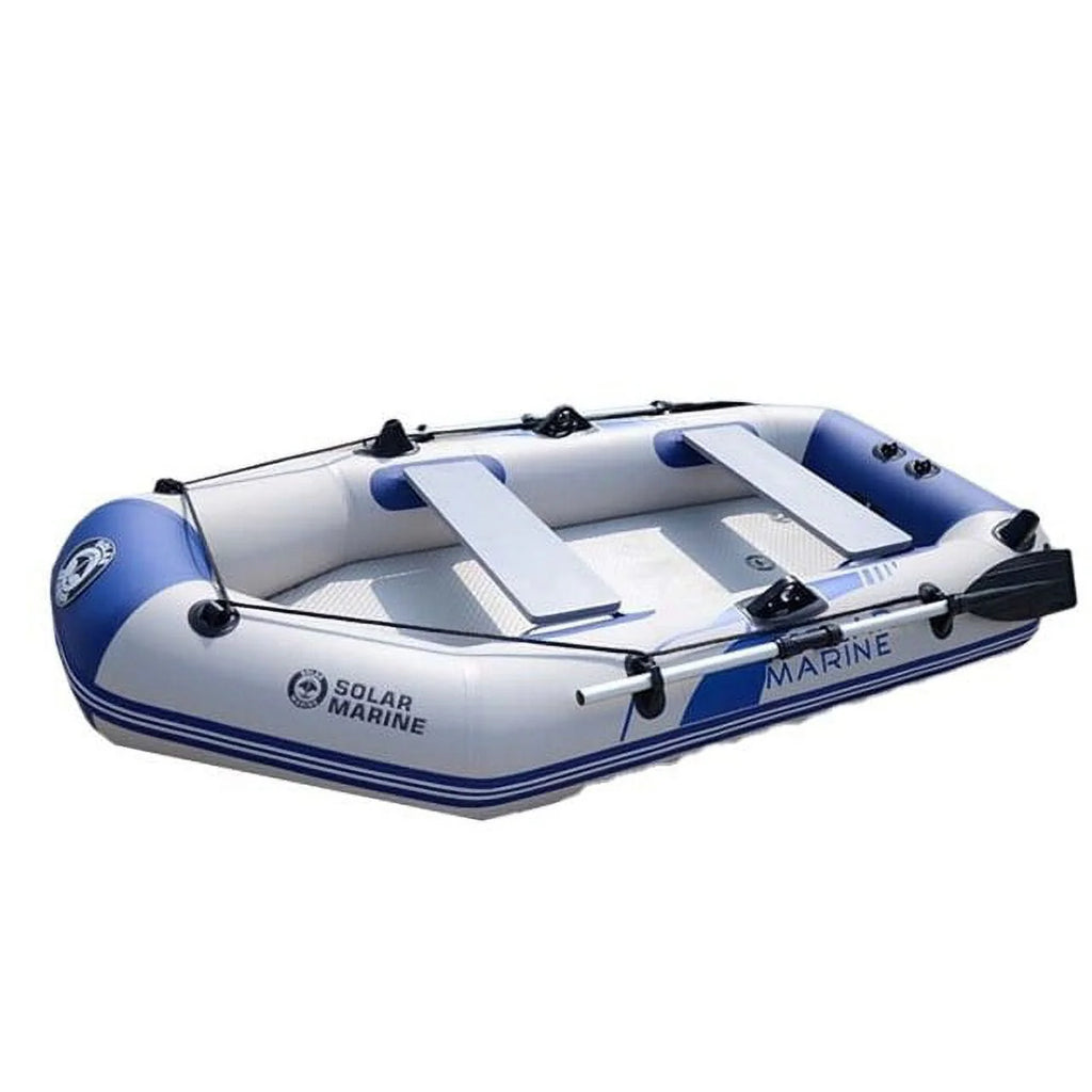 2.3m PVC Inflatable Rowing Boat with Oars and Pump O238688