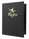 Casebound Menu 4¼ x 14 Black V7943