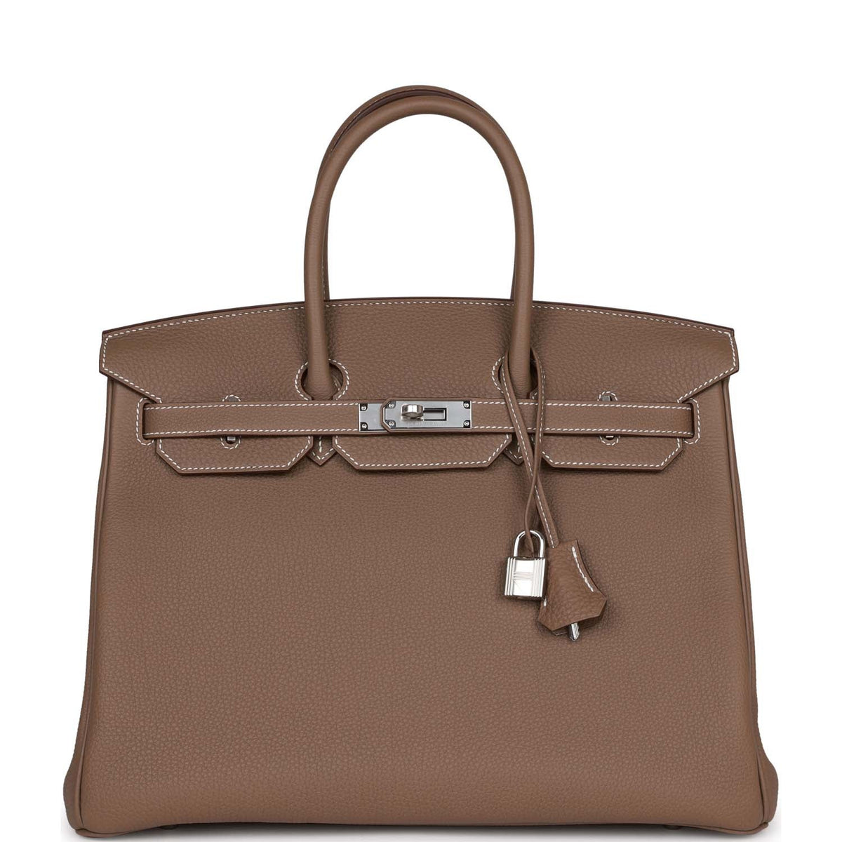 Birkin 35 Etoupe Togo Palladium Hardware M426