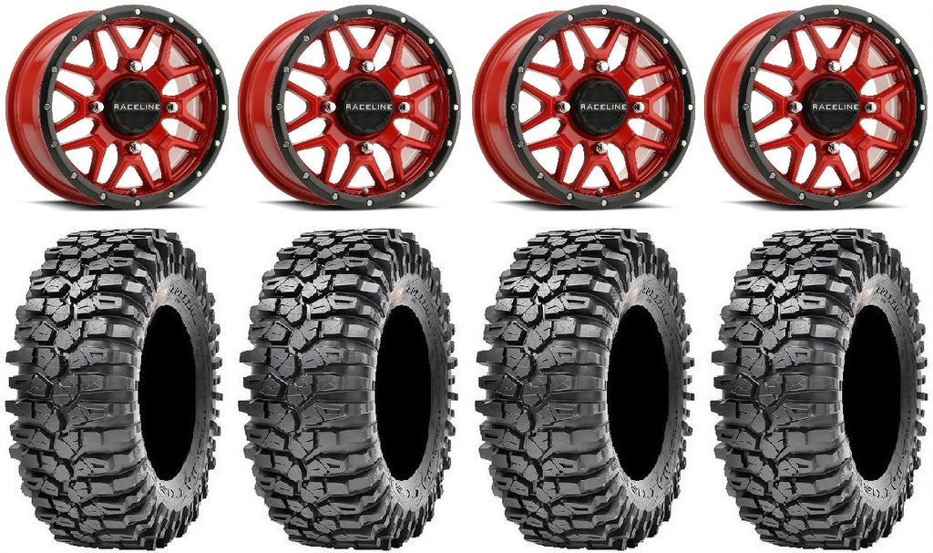 14" Red Wheels 30" Tires I7063
