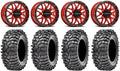14" Red Wheels 30" Tires I7063