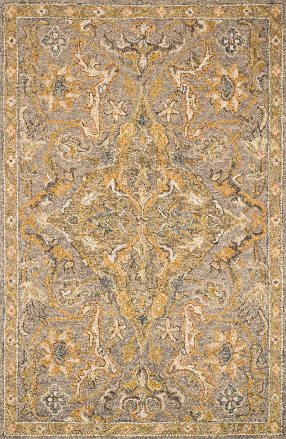 Grey Multi Rug 7'9 x 9'9 E19464
