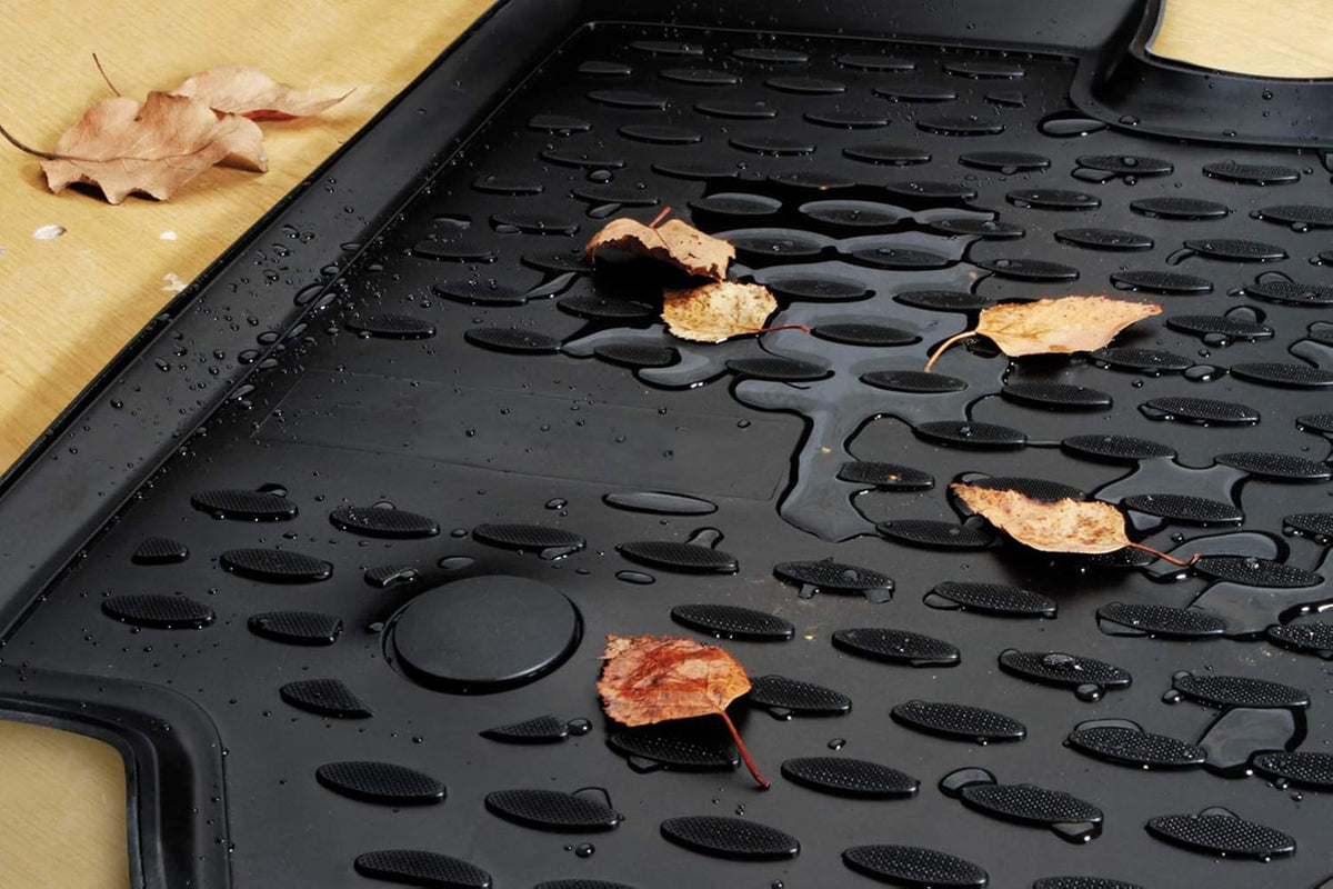 Black 3 Row Floor Mats Liner Set P346949