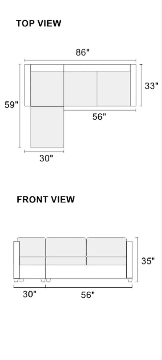 Blue Reversible Sectional Sofa Chaise G3447