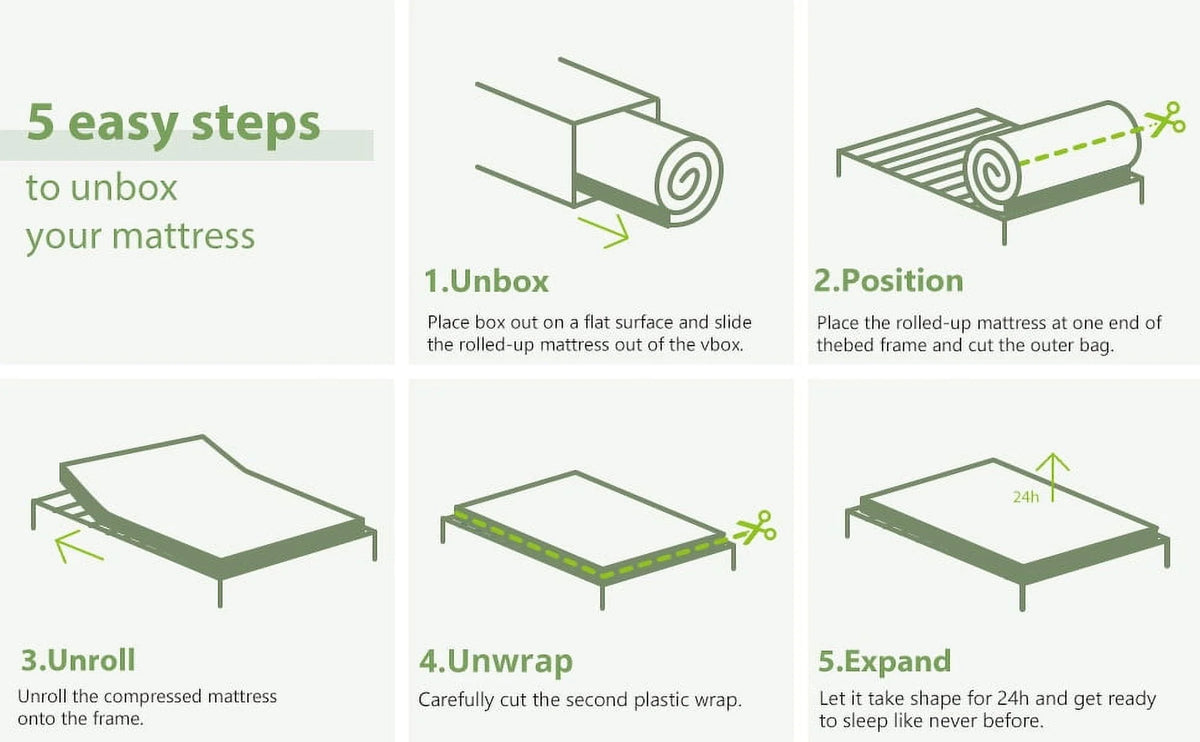 6 inch Memory Foam Twin Mattress I823242