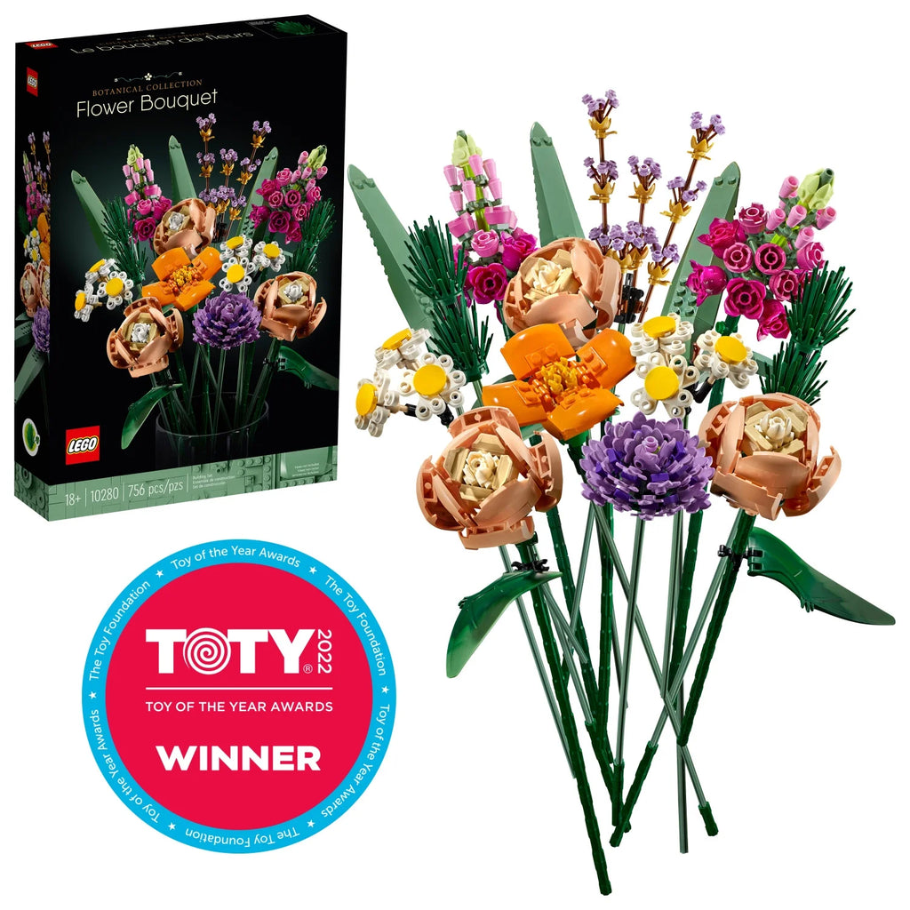 Artificial Flower Bouquet Building Set with Roses R629