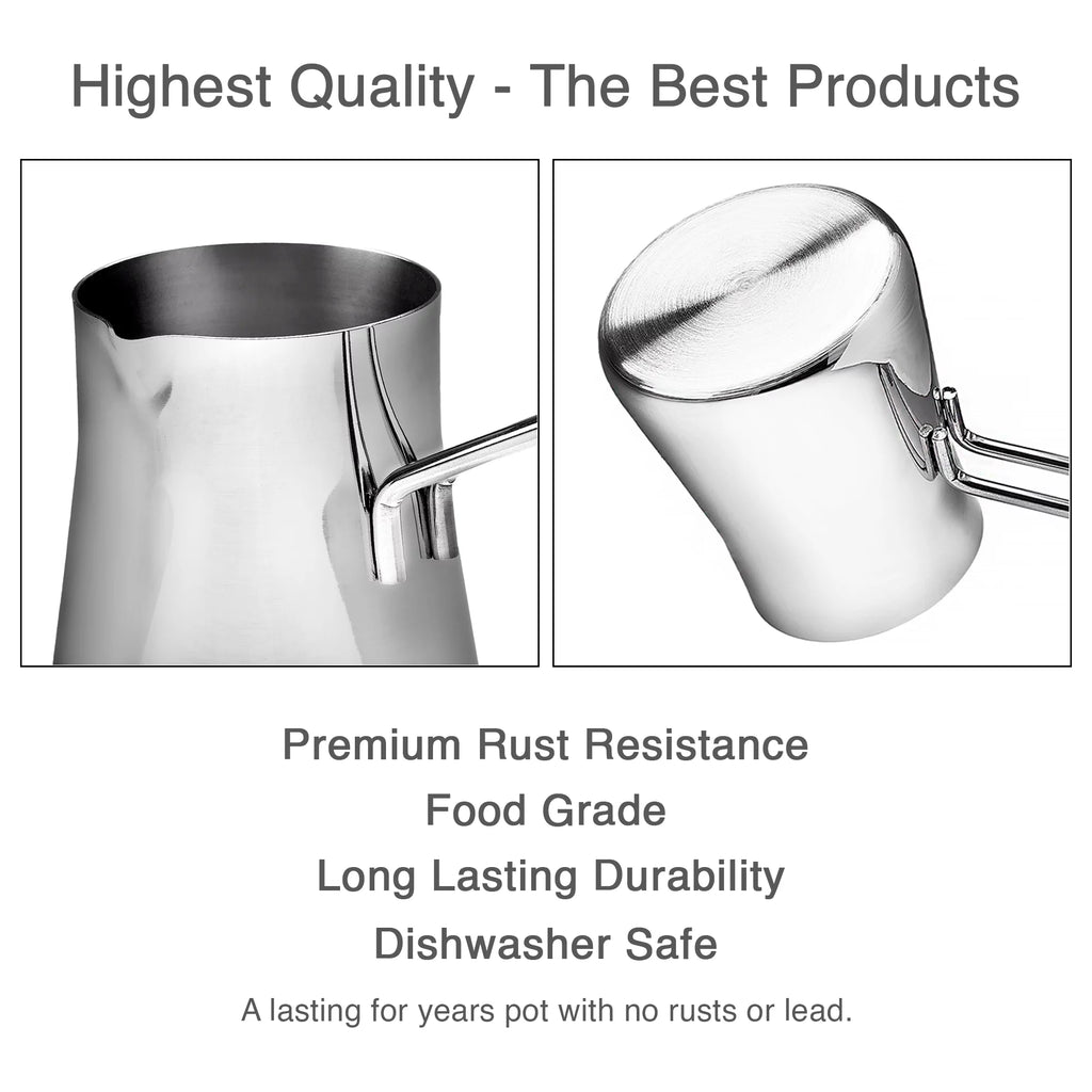 15 oz Stainless Steel Turkish Coffee Pot K2170