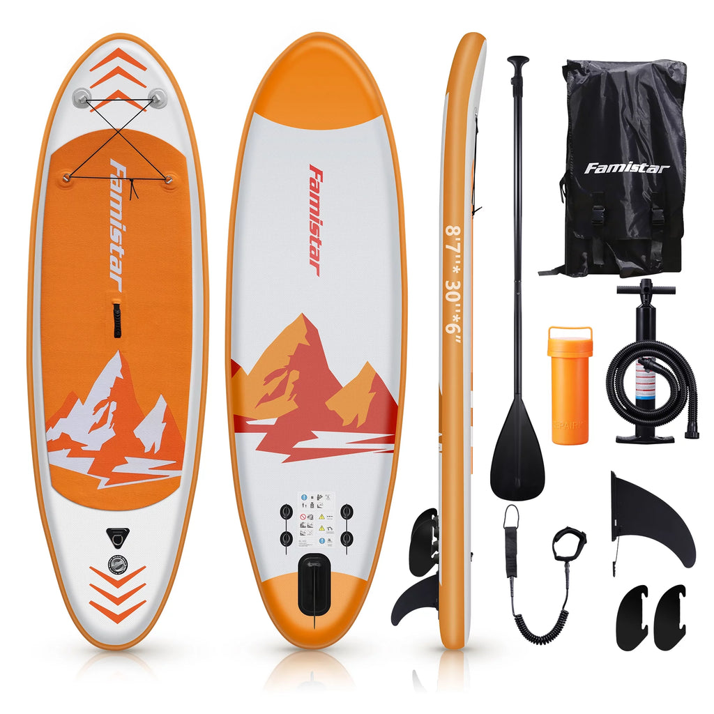 Inflatable Stand Up Paddle Board with Paddle Pump and Backpack I238871