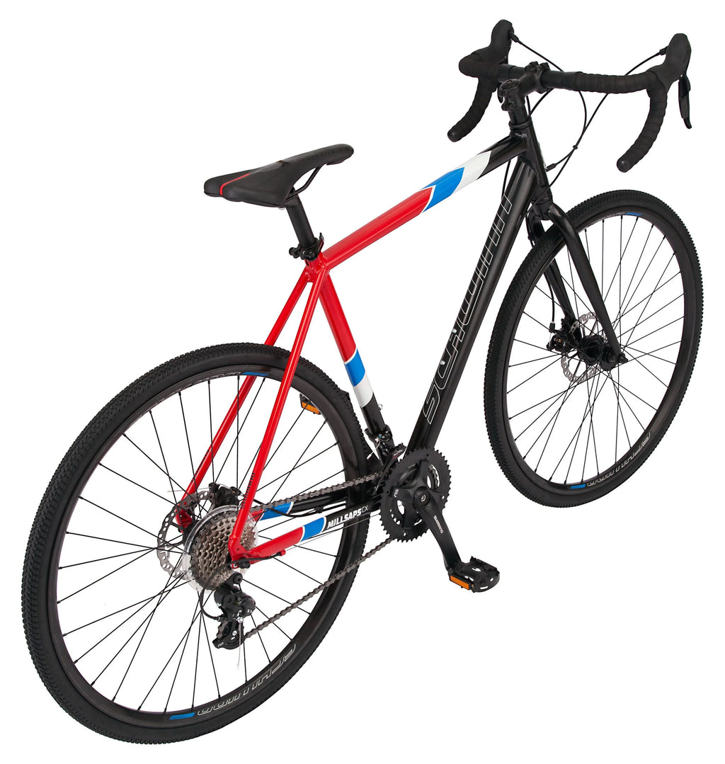 700c 14 Speeds Black Red Road Bike I18809